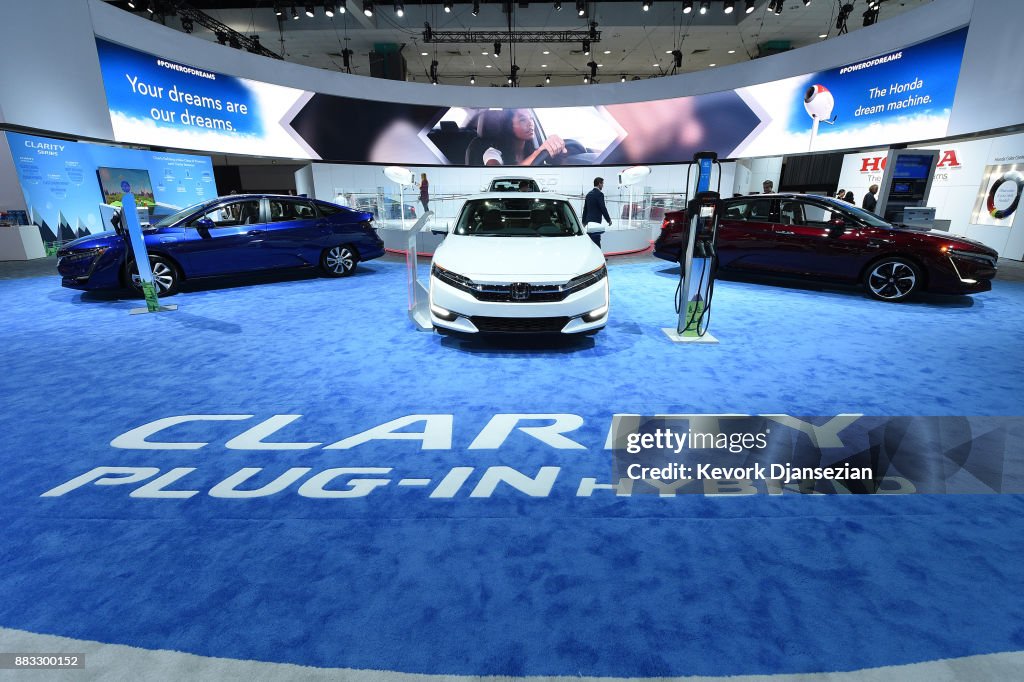 The Los Angeles Auto Show Plays Hosts To Automotive Manufacturers Debuting Latest Models