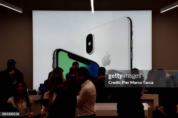 An view of an Apple store of the new City Life shopping district opened today.The new City Life shopping district is inaugurated today as one of the...