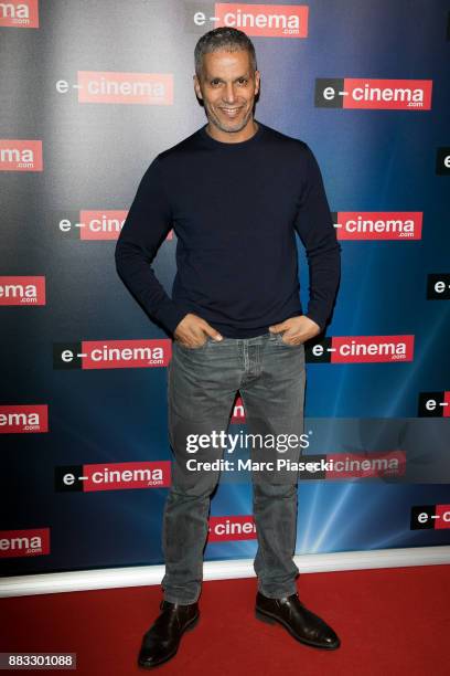 Actor Sami Bouajila attends the 'E-Cinema.com' launch party at restaurant 'L'Ile' on November 30, 2017 in Issy-les-Moulineaux, France.