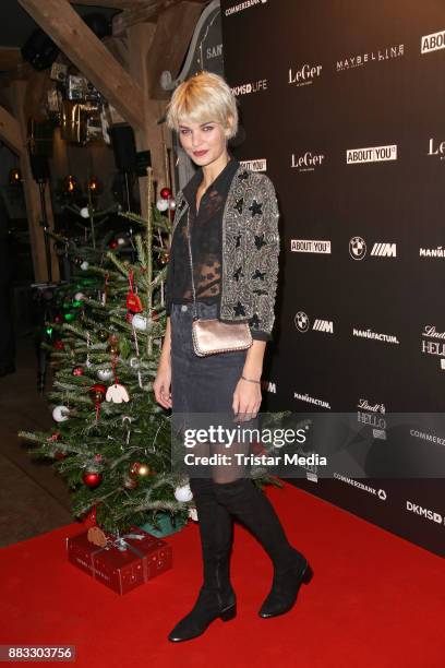 Luisa Hartema during Lena Gerckes Christmas Dinner Partyat Hygge on November 30, 2017 in Hamburg, Germany.