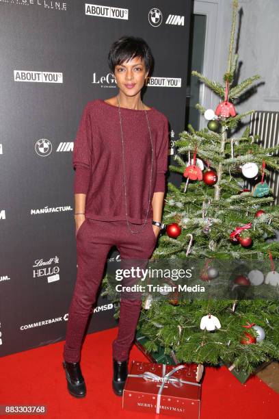 Dennenesch Zoude during Lena Gerckes Christmas Dinner Partyat Hygge on November 30, 2017 in Hamburg, Germany.