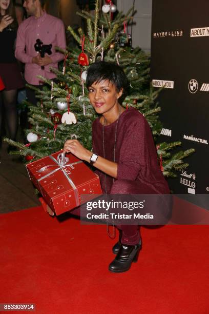 Dennenesch Zoude during Lena Gerckes Christmas Dinner Partyat Hygge on November 30, 2017 in Hamburg, Germany.