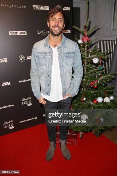 Max Giesinger during Lena Gerckes Christmas Dinner Partyat Hygge on November 30, 2017 in Hamburg, Germany.