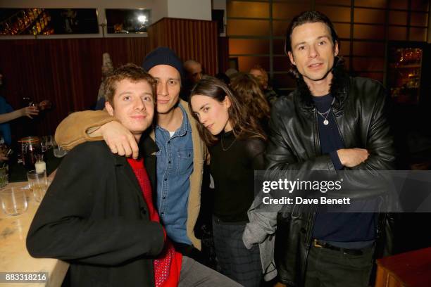 Dominic Jones, Jonny Lu, Tallulah Harlech and Errol Rainey attend a special dinner hosted by Pablo Flack and David Waddington to celebrate Alice...