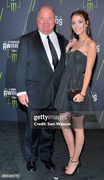 Team owner Chip Ganassi attends the Monster Energy NASCAR Cup Series awards at Wynn Las Vegas on November 30, 2017 in Las Vegas, Nevada.