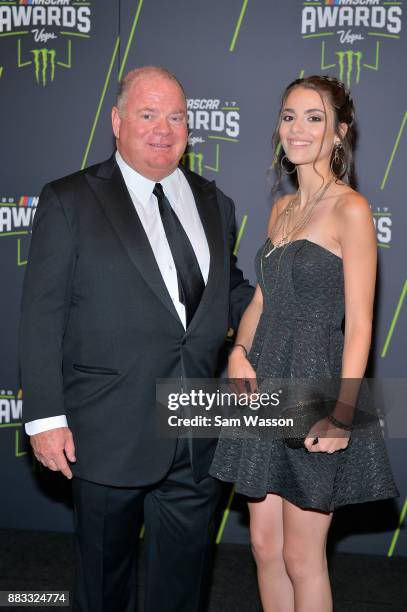 Team owner Chip Ganassi attends the Monster Energy NASCAR Cup Series awards at Wynn Las Vegas on November 30, 2017 in Las Vegas, Nevada.