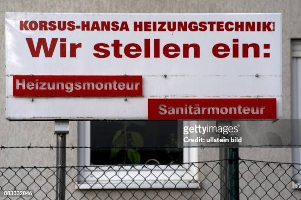Berlin - : Stellenangebote bei einem Heizungs- und Sanitaertechniker, Wir stellen ein: Heizungsmonteur, Sanitaermonteur -