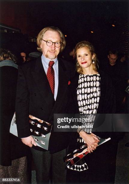 Schauspielerin; USA mit ihrem Ehemann, dem Schauspieler Felix von Manteuffel