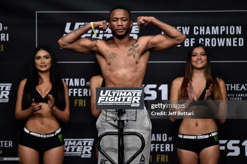 TUF Finale Weigh-in