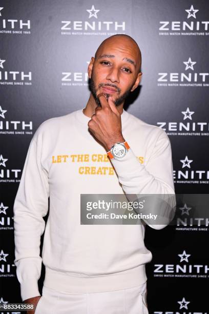 Swizz Beatz and Zenith Watches celebrate the launch of The Defy Collection at the Angel Orensanz Center on November 30, 2017 in New York City.