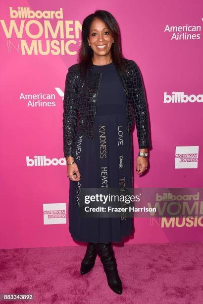 Tlantic Records/Warner Music Group EVP Brand Partnerships & Licensing/Head of Global Brand Council Camille Hackney attends Billboard Women In Music...