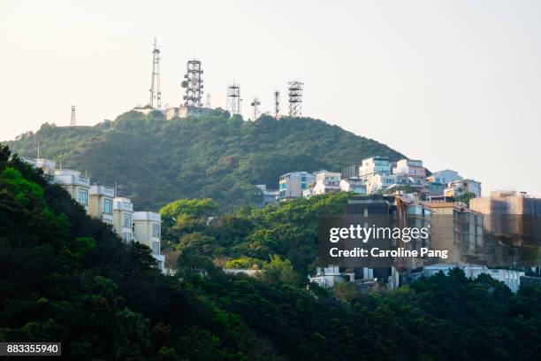 hong kong high end residential properties. - caroline pang stockfoto's en -beelden