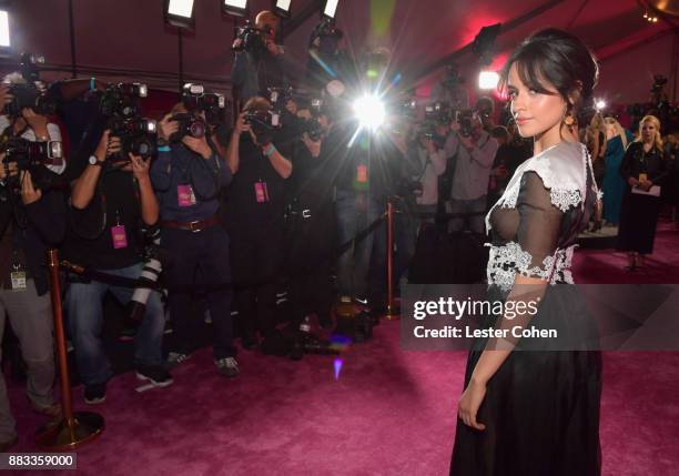 Honoree Camila Cabello attends Billboard Women In Music 2017 at The Ray Dolby Ballroom at Hollywood & Highland Center on November 30, 2017 in...