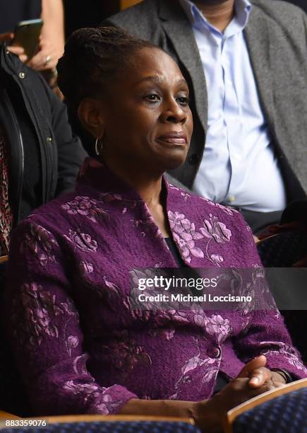 First Lady of NYC Chirlane McCray attends the NY Special Screening of the HBO Documentary Film 32 PILLS: MY SISTER'S SUICIDE at Bellevue Hospital on...