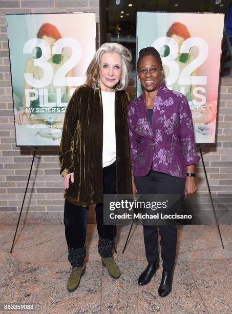 President of HBO Documentary Films Sheila Nevins and First Lady of NYC Chirlane McCray attend the NY Special Screening of the HBO Documentary Film 32...