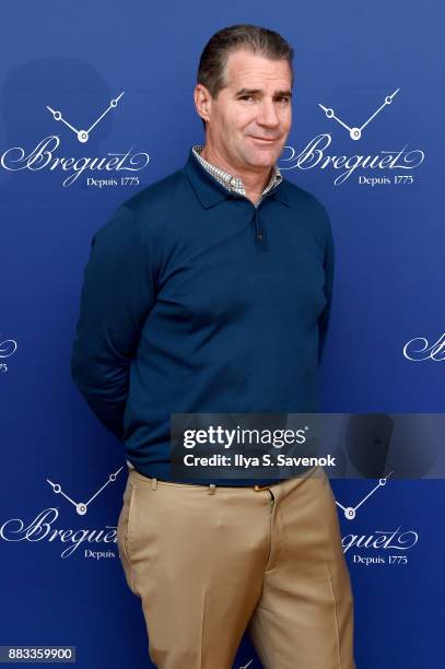 Grand Banks executive chef and Top Chef Masters Kerry Heffernan attends the debut of Breguet's new boutique on Fifth Avenue on November 30, 2017 in...