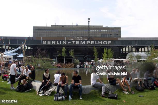 Deutschland Berlin - Modemesse Bread & Butter auf dem Flughafen Tempelhof -