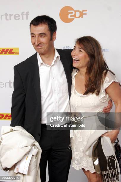 Politiker Cem Özdemir und Ehefrau Pia Maria Castro anläßlich ZDF-Sommerfest in Berlin