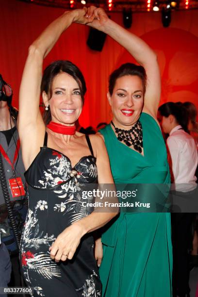 Gerit Kling and Julia Dahmen attend the Mon Cheri Barbara Tag 2017 at Postpalast on November 30, 2017 in Munich, Germany.