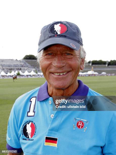 Uwe Schröder, Gründer der Modemarke Tom Tailor beim Maifeld-Cup im Olympiapark in Berlin