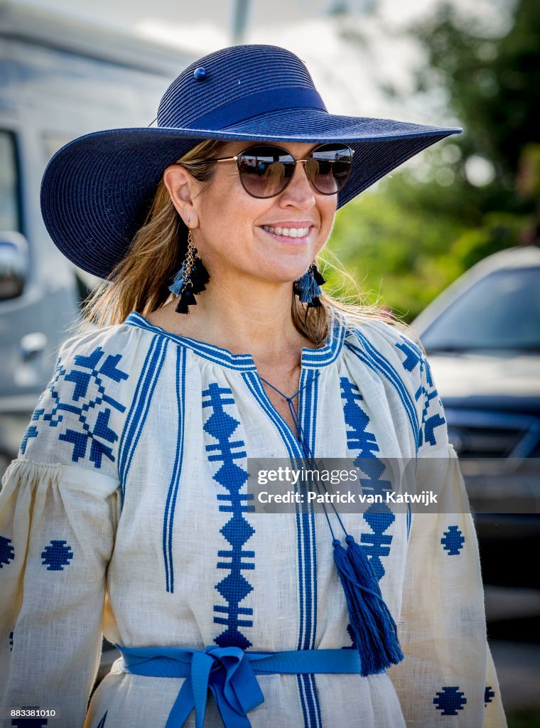 King Willem-Alexander and Queen Maxima visit St Eustatius