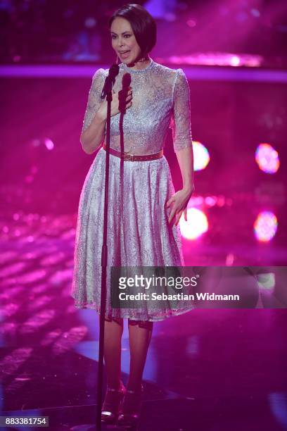 Natalia Klitschko performs at the tv show 'Heiligabend mit Carmen Nebel' on November 29, 2017 in Munich, Germany. The show will be aired on December...