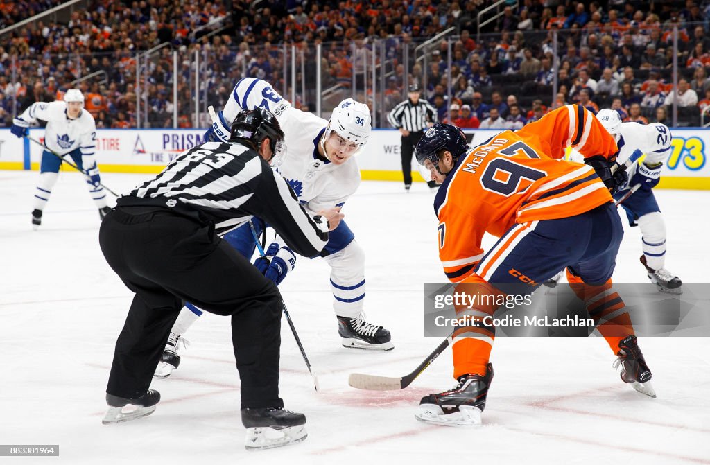 Toronto Maple Leafs v Edmonton Oilers