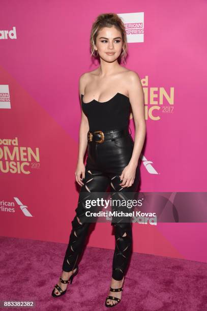 Honoree Selena Gomez attends Billboard Women In Music 2017 at The Ray Dolby Ballroom at Hollywood & Highland Center on November 30, 2017 in...