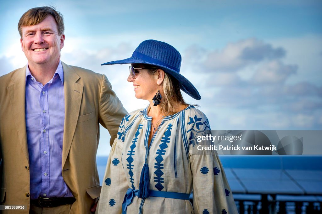 King Willem-Alexander and Queen Maxima visit St Eustatius