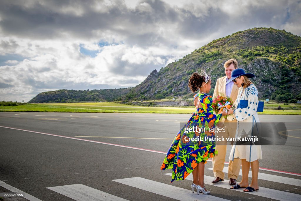 King Willem-Alexander and Queen Maxima visit St Eustatius