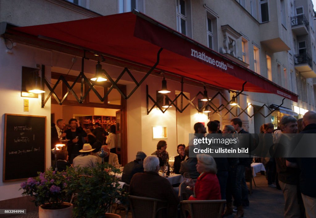 Berlin - italienischen Restaurant Mattone Cotto in der Knesebeckstrasse