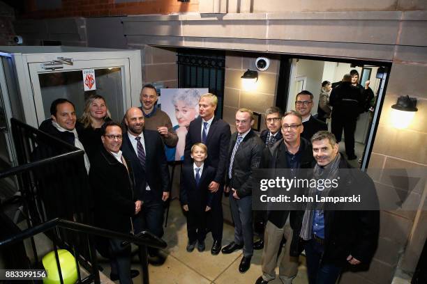 Karl Siciliano , Matthew Saks, Brody Saks and board members attend The Bea Arthur Residence Building dedication on November 30, 2017 in New York City.