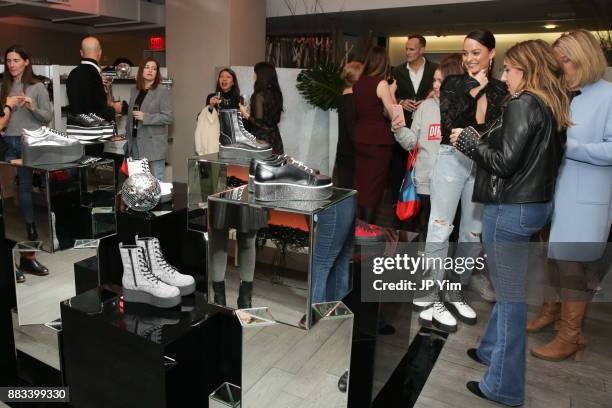 Guests attend Chloe Bartoli's RD x California Girls Spring '18 Rocket Dog Collection on November 30, 2017 in New York City.