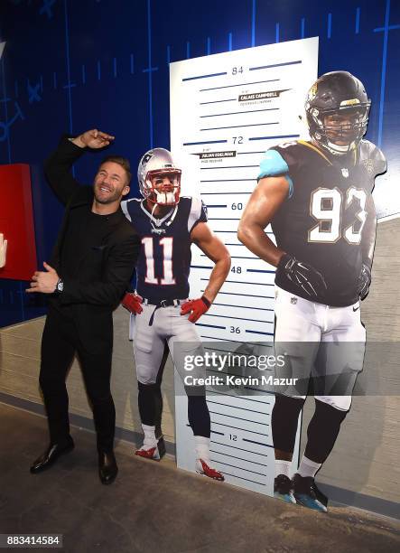 Julian Edelman attends the NFL Experience Times Square opening celebration on November 30, 2017 in New York City.