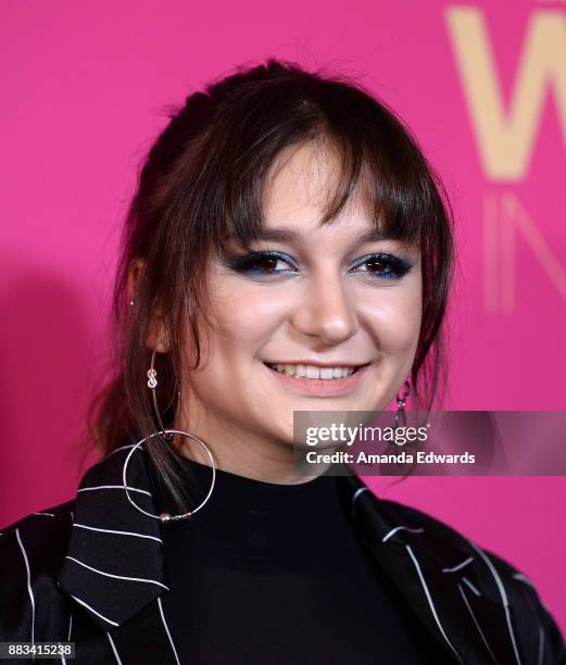 Singer Daya arrives at Billboard Women In Music 2017 at The Ray Dolby Ballroom at Hollywood & Highland Center on November 30, 2017 in Hollywood,...