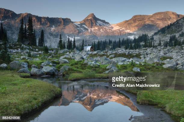 marriott basin, coast mountains british columbia - coast ranges stock pictures, royalty-free photos & images