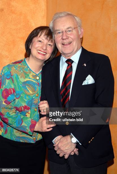 Edgar Bessen - Schauspieler, D - mit Ehefrau Heidi Koehn, Schauspielerin -