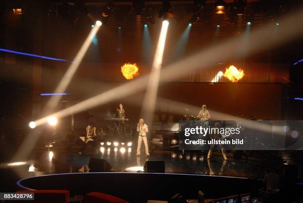 Cinema Bizarre - Musikgruppe, Glam-Rockmusik, D - Auftritt beim Vorentscheid zum Eurovision Song Contest 2008 im Deutschen Schauspielhaus in Hamburg...