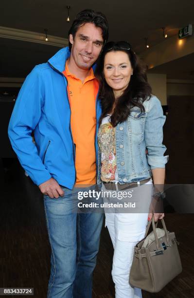 Stich, Michael - Unternehmer, ehemaliger Tennisspieler, D - mit Ehefrau Alexandra -