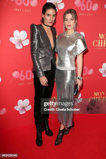 Tamy Glauser and her girlfriend Dominique Rinderknecht , "Tamynique" during the Mon Cheri Barbara Tag at Postpalast on November 30, 2017 in Munich,...