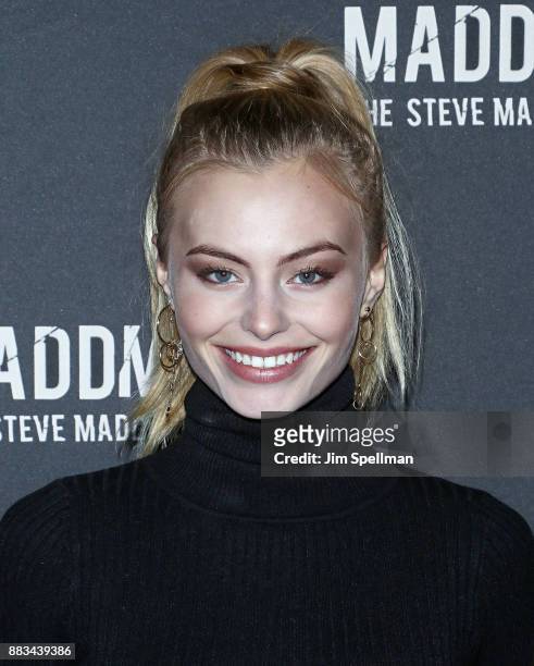 Model Ashley Graves attends the "Maddman: The Steve Madden Story" New York premiere at iPic Theater on November 30, 2017 in New York City.