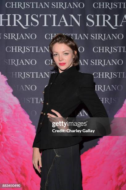 Nicole Laliberte attends Christian Siriano's celebration of the launch of his new book "Dresses To Dream About" in Los Angeles at Chateau Marmont on...