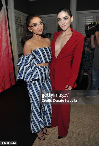 Isabelle Fuhrman and Sarah Hyland attend Christian Siriano's celebration of the launch of his new book "Dresses To Dream About" in Los Angeles at...