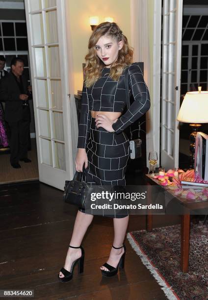 Willow Shields attends Christian Siriano's celebration of the launch of his new book "Dresses To Dream About" in Los Angeles at Chateau Marmont on...