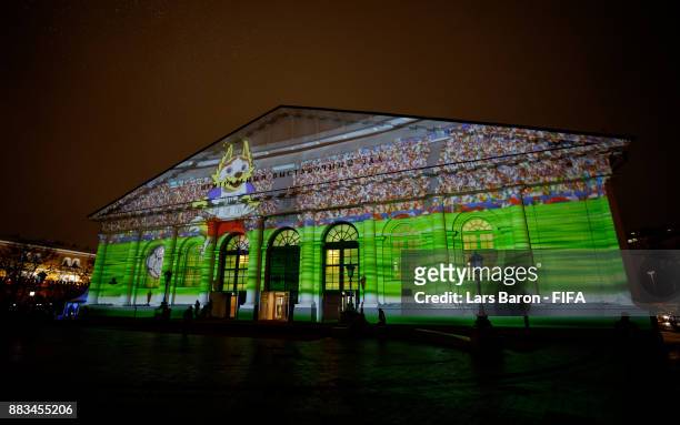 General view of the Moscow Manege prior to the Banquet for the 2018 FIFA World Cup Russia Final Draw on November 30, 2017 in Moscow, Russia.