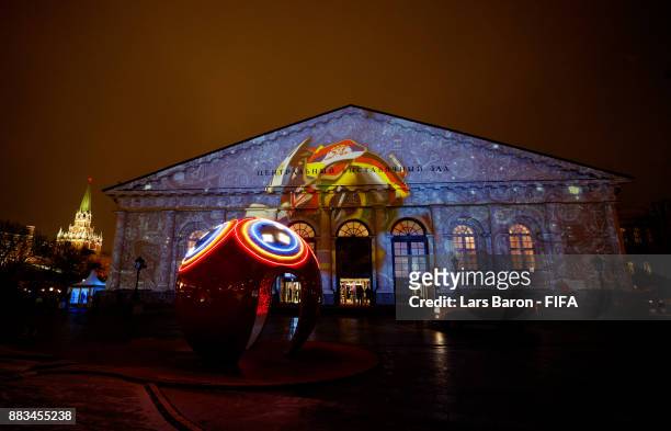 General view of the Moscow Manege prior to the Banquet for the 2018 FIFA World Cup Russia Final Draw on November 30, 2017 in Moscow, Russia.