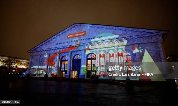 General view of the Moscow Manege prior to the Banquet for the 2018 FIFA World Cup Russia Final Draw on November 30, 2017 in Moscow, Russia.