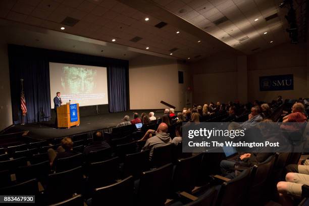 James OKeefe, founder of Project Veritas, speaks about the organizations work to a gathering hosted by the Young Americans for Freedom at Southern...