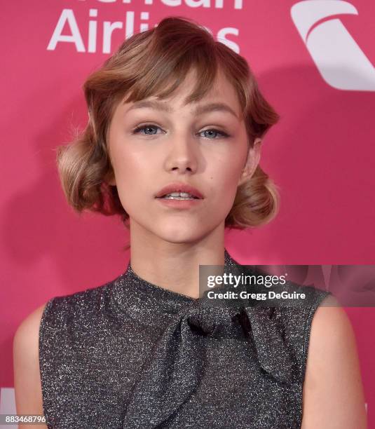 Grace VanderWaal arrives at the Billboard Women In Music 2017 at The Ray Dolby Ballroom at Hollywood & Highland Center on November 30, 2017 in...