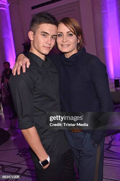 Tano Kling and Anja Kling attend the exhibition opening 'Sound of Passion' at Hotel De Rome on November 30, 2017 in Berlin, Germany.